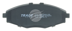 TRADE-LINE BRAKE PADS SET DAEWOO LANOS 1.5 1997- BT524TS