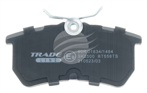 TRADE-LINE BRAKE PADS SET FORD FOCUS ST170, RS 1998- BT558TS