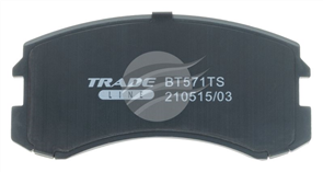 TRADE-LINE BRAKE PADS SET MITSUBISHI LANCER CG 2002- BT571TS