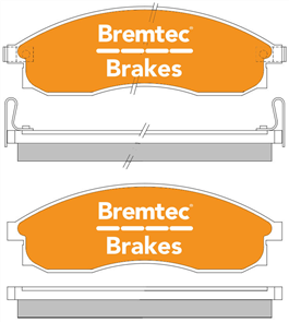 PRO-LINE BRAKE PADS SET NISSAN SKYLINE R34 SUMITOMO BT674PRO