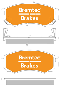 TRADE-LINE BRAKE PADS SET NISSAN PULSAR N15 1995-00 BT814TS