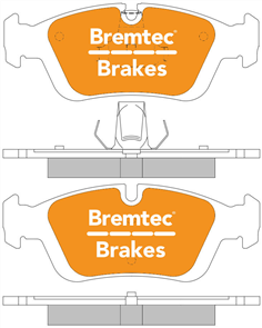 TRADE-LINE BRAKE PADS SET BMW 3 SERIES (E46) 1999- BT862TS