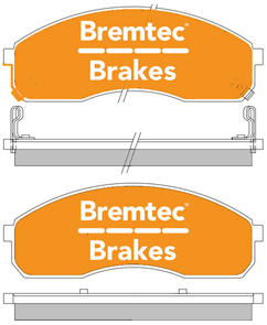 PRO-LINE BRAKE PADS SET KIA CARNIVAL 1999- BT867PRO