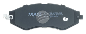 TRADE-LINE BRAKE PADS SET DAEWOO NUBIRA 1.6, 2.0 1997-03 BT871TS