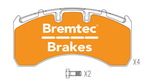 TRANS-LINE BRAKE PAD SET RENAULT TRUCK C-SERIES 250FG P BT90511TL