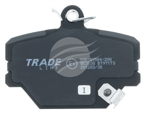 TRADE-LINE BRAKE PADS SET SMART FORTWO 0.7, 0.8 2004- BT971TS