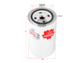 OIL FILTER FITS Z581 WZ581 C-7103