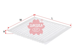 CABIN FILTER 17801-87333 CA-1201