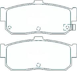 REAR DISC BRAKE PADS - NISSAN MAXIMA  91-03