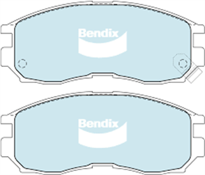 FRONT DISC BRAKE PADS - MITSUBISHI GALANT CERAMIC 91-97