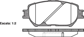 FRONT DISC BRAKE PADS - TOYOTA CAMRY ACV30 , MCV30 , ACV35