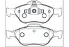 FRONT BRAKE PADS - FORD FIESTA CERAMIC 04-06