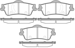 DB1766 E REAR DISC BRAKE PADS - HOLDEN COMMODORE VE 06-