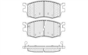 FRONT BRAKE PADS - HYUNDAI/KIA ACCENT i20 RIO CERAMIC 05-