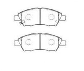 FRONT DISC BRAKE PADS - NISSAN TIIDA CERAMIC 06-