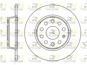 DR9979S-RH - D/ROTOR RR AUDI SEAT SKODA VW272108 48.3HT 65id 10STUD