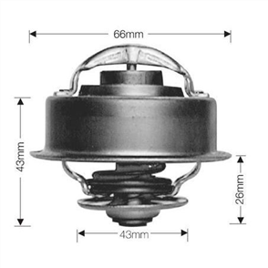 DAYCO THERMOSTAT 77 DEGREES C - 170 DEGREES F DT32E