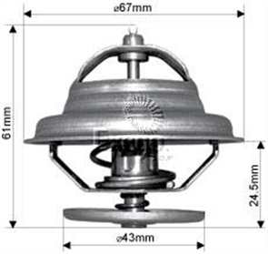 DAYCO THERMOSTAT 89 DEGREES C - 192 DEGREES F DT32G