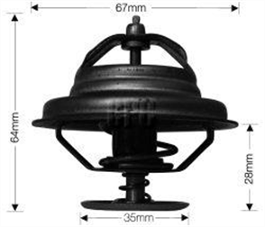 DAYCO THERMOSTAT 91 DEGREES C - 195 DEGREES F DT62B