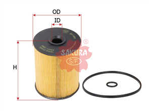 FUEL FILTER FITS R2693P WCF119 EF-1802