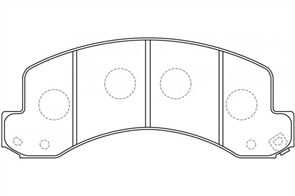 FRONT DISC BRAKE PADS - ISUZU ELF  99-