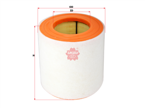 AIR FILTER FITS A1802 WA5311 FA-31890