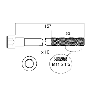 HEAD BOLT SET HBS002