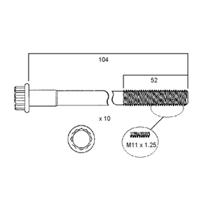 HEAD BOLT SET HBS010