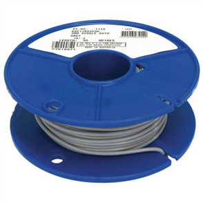 3mm Single Core Auto Cable Grey per meter