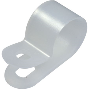 P Clip 13.5mm Nylon 100Pce