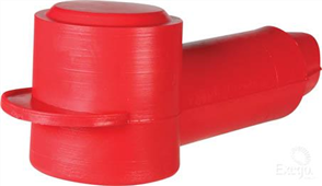 Stud Terminal Insulator End Entry Red