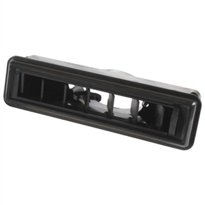 Louvre Rectangle Black Plastic