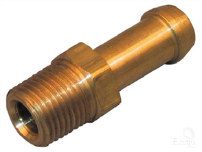 Brass Nipple Fitting 1/8inch 27NPTF