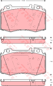 Brake Pad Set (DB1453)