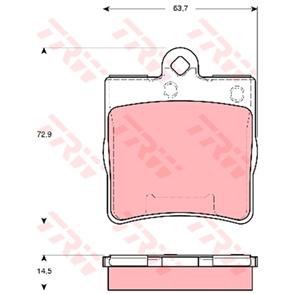 Brake Pad Set (DB1428)