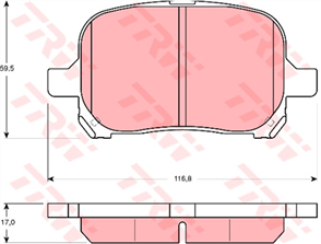 DTEC Brake Pad Set (DB1345)