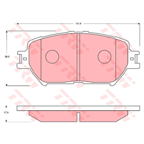 DTEC Brake Pad Set (DB1462)