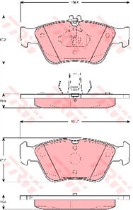 Brake Pad Set (DB1330)