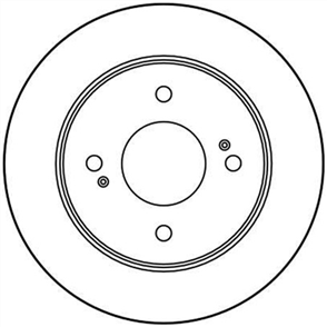 Disc Brake Rotor 258mm x 8 min