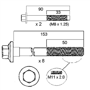 Cylinder Head Bolt Set