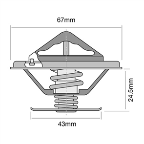 THERMOSTAT HIFLOW 91" TT248195