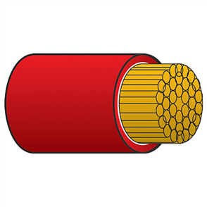 2mm Single Core Automotive Cable Red 500M