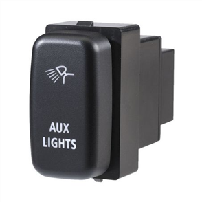 Mitsubishi Style Sealed Push Switch Off/On SPDT 12V Blue LED Illumina