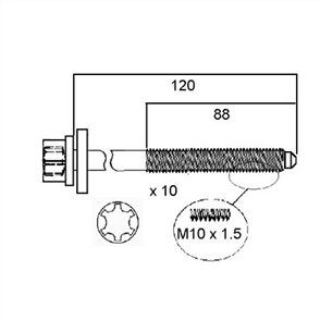 Head Bolt Set