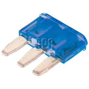 Micro 3 Blade Fuse 15A Blue 10Pce