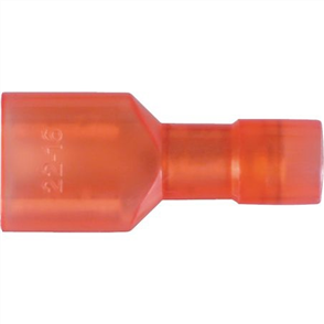 Crimp Terminal Female Blade Red Terminal Entry 6.3 x 0.8mm Polycarbona