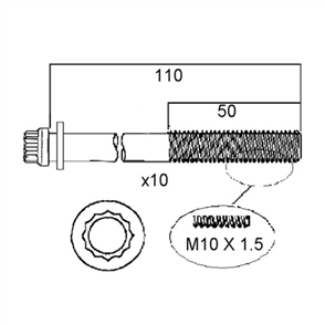 Cylinder Head Bolt Set