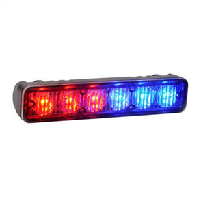 12/24V 6 LED W/Light Red/Blue