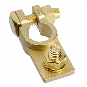 Brass Battery Terminal - Stud Negative