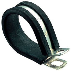 Pipe Clamp 16mm Rubber & Steel - Pack of 10